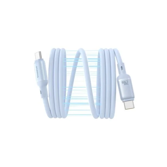 Baseus PicoGo Magnetic 1m Fast Charging USB-C to USB-C Cable 240W – Blue